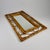 Boho Chic Mid-Century Modern Bamboo Rattan Wall Mirror, Italy, 1960s For Sale - Image 3 of 8