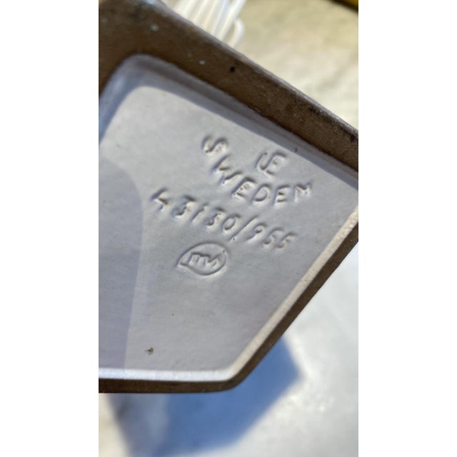 Swedish Modern Beata Table Lamp in Ceramic from Upsala-Ekeby, 1950s For Sale - Image 6 of 9