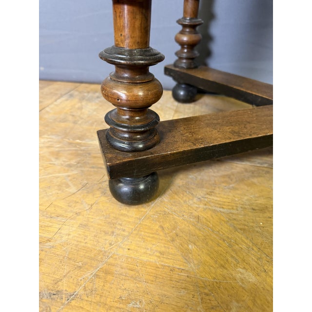 Brown Louis XIII Side Table For Sale - Image 8 of 9