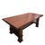 Late 20th Century Late 20th Century Custom Arts and Crafts Mission Style Oak Dining Table With Six High-Back Chairs For Sale - Image 5 of 12