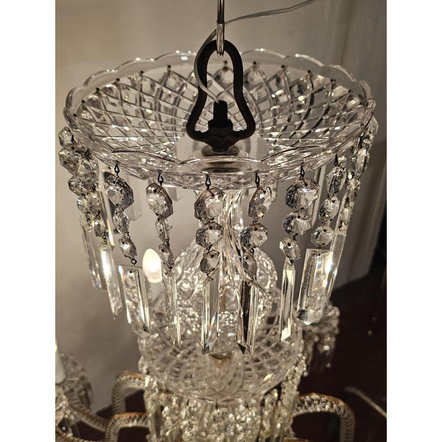 Crystal Chandelier from Baccarat, 1940s For Sale - Image 14 of 18