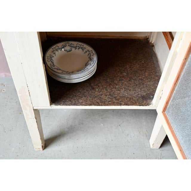 Serving Table with Farmhouse Window, France, 1940s For Sale - Image 15 of 18