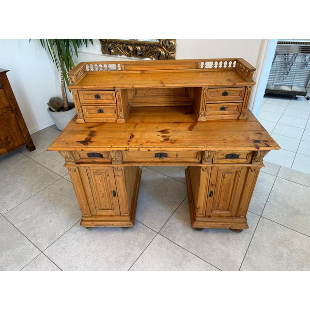 Gründerzeit Secretary in Softwood For Sale - Image 9 of 18