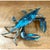 Vintage Patinated Metal Crab Figure For Sale - Image 12 of 12