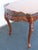 Wood French Hand Carved Inlay Coffee Table 6922 For Sale - Image 7 of 17