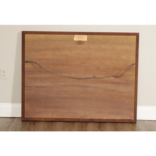 Henkel Harris Traditional Carved Cherry Wall Mirror For Sale - Image 12 of 12