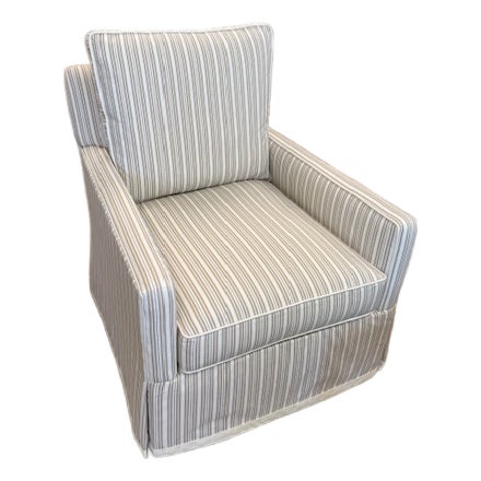 Ginger Skirted Chair For Sale