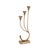 Kenneth Ludwig Chicago Triple Taper Candle Holder (Set of 2) For Sale - Image 4 of 5