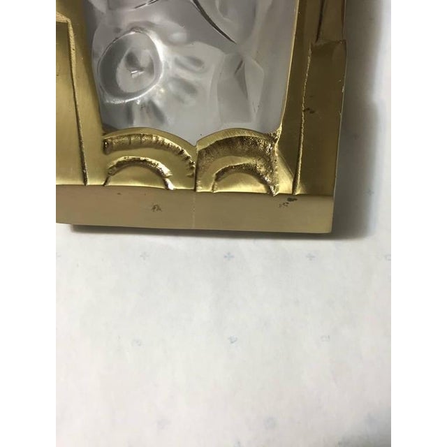 Bronze French Art Deco Genet Et Michon Wall Sconces - a Pair For Sale - Image 8 of 10