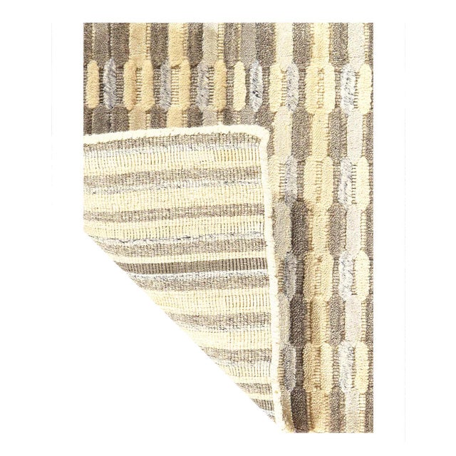 Pasargad DC Modern Collection. Hand-knotted rug made of Wool and bamboo silk. Very soft and comfortable rug. From India....