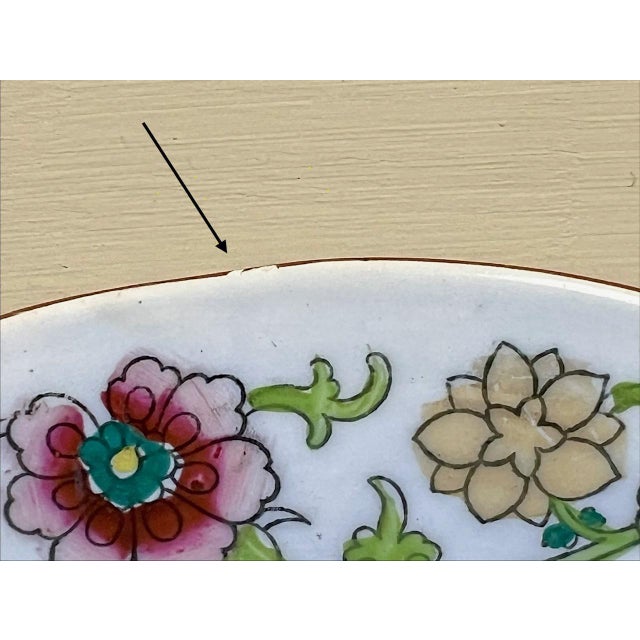 Antique Boch Freres Keramis Plate, 19th Century Chinoiserie Dessert Bread Plate For Sale - Image 4 of 11