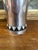 1970s Vintage Towle Silversmiths Modernist Metal Vase With Black and Mother-of-Pearl Geometric Inlay For Sale - Image 5 of 9