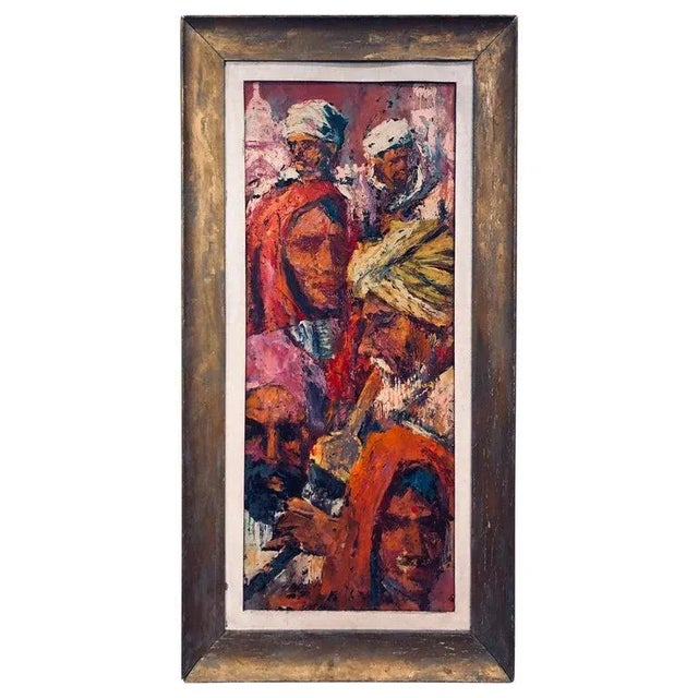 1960s Mid Century Signed Impasto by Victor Olsen For Sale - Image 13 of 13