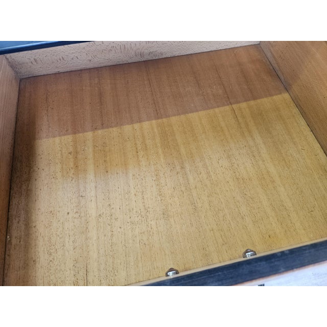 Mahogany Burl Chest of Drawers with Mirrored Top, 1960 For Sale - Image 16 of 18