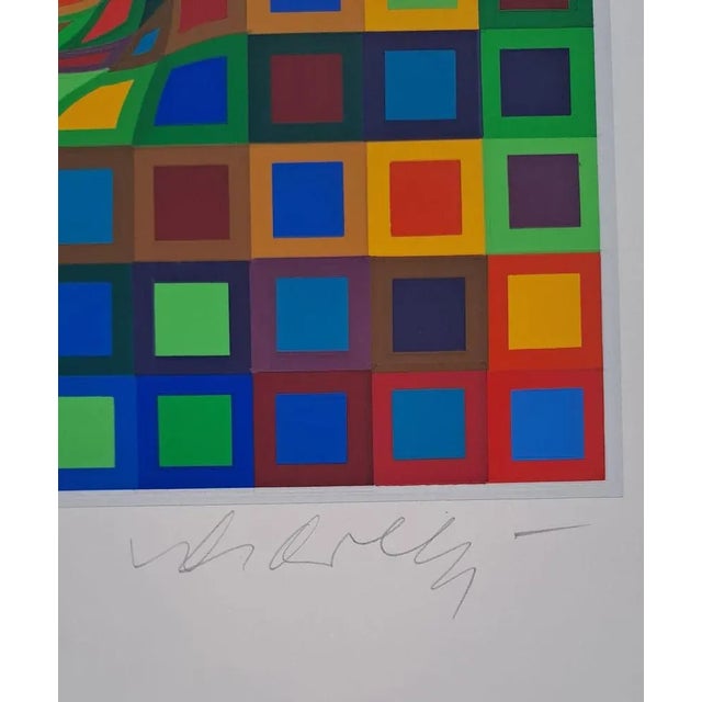 Victor Vasarely, Koska MC, 1970, Original Screenprint For Sale - Image 8 of 10
