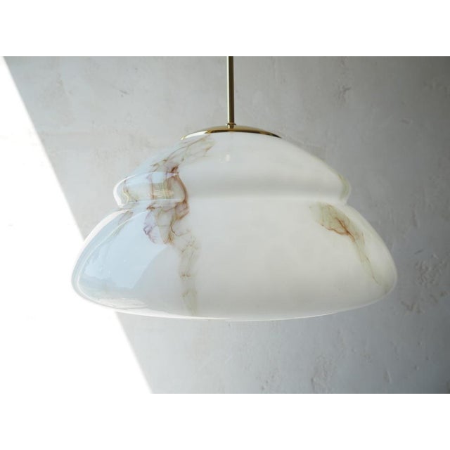 Mid-Century Glass Chandelier attributed to Stefan Tabery, Bohemia, 1960s For Sale - Image 4 of 11