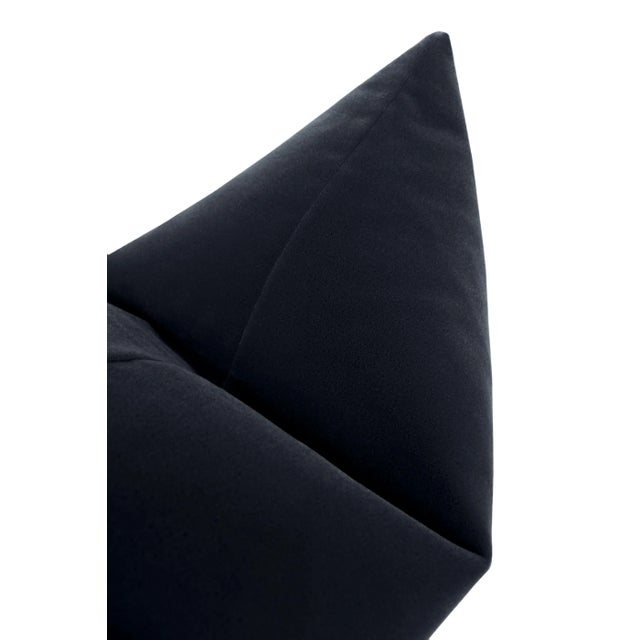 22" Graphite Mohair Pillows - a Pair For Sale - Image 4 of 5