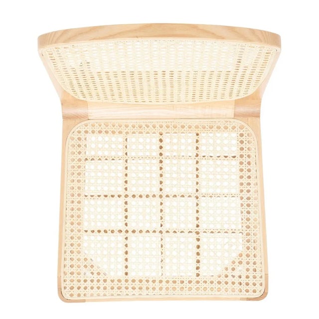 Frank Rattan Dining Chair - Natural, Set of 2 For Sale - Image 9 of 11