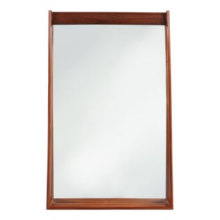 Mid-Century Modern Mirror in Teak, 1960s For Sale