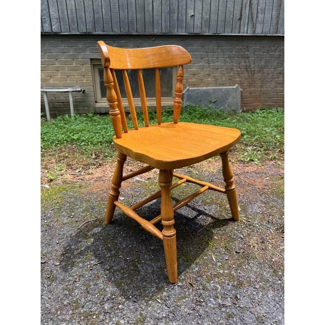 Vintage Spindle Windsor Dining Chairs. Set of 6 For Sale - Image 13 of 16