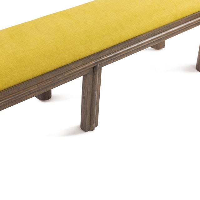 Presidio Bench Large in Chartreuse Chairish