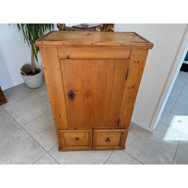 Biedermeier Farmhouse Cupboard For Sale - Image 6 of 10