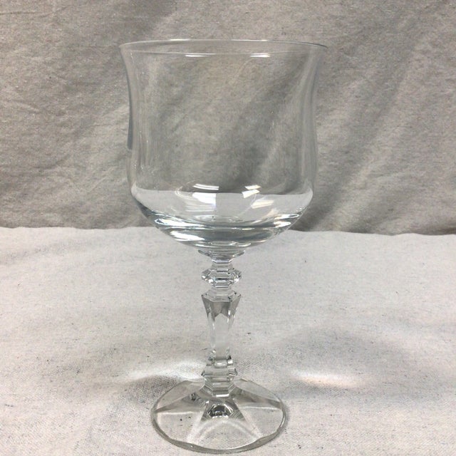 Glass Schott-Zwiesel Crystal Water Goblets-Set of 8 For Sale - Image 7 of 12