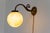Italian Art Nouveau Glass and Brass Moon Wall Light, 1920s. Wonderful Italian wall sconce dating from the 1920s. Designed...