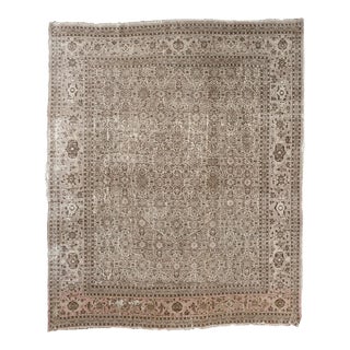 Vintage Traditional Hand-Knotted Wool Rug - 10'5" X 13" For Sale