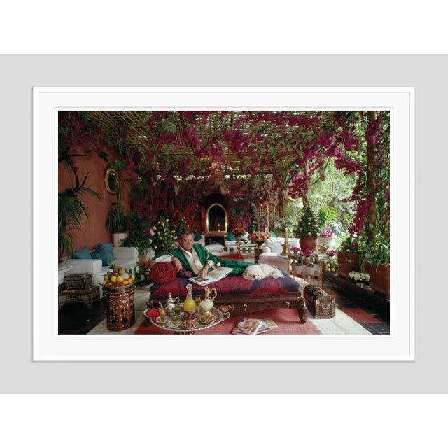 Modern Adolfo De Velasco 1988 by Slim Aarons Framed C-Print For Sale - Image 3 of 3