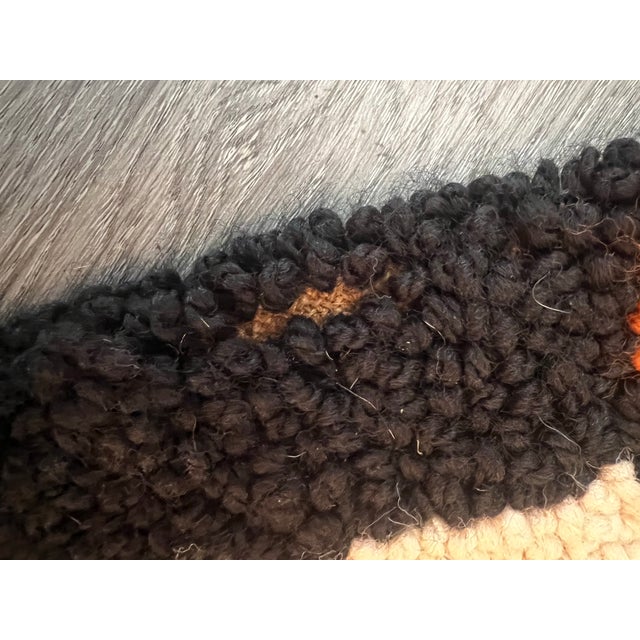 Vintage Rare Mid Century Modern Large Zodiac Horoscope Circle Carpet 1960s 1970s For Sale In Palm Springs - Image 6 of 9