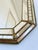 Large Vintage Spanish Venetian Style Rectangular Brass Wall Mirror – Gold Hollywood Regency, 1980s For Sale - Image 9 of 12
