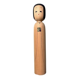 Vintage Kokeshi Doll Figurine by Matagoro, 1960s For Sale