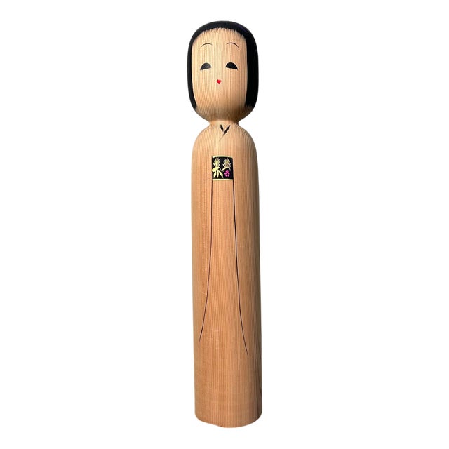 Vintage Kokeshi Doll Figurine by Matagoro, 1960s For Sale