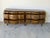 Wood Vintage Italian Rococo Hollywood Regency Carved Wood Bombé Dresser With Butterfly Brass Handles For Sale - Image 7 of 12