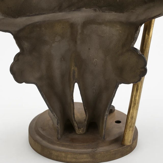 Vintage Cast Metal Beefeater Guard Statue — 32″ Tall — English Traditional For Sale - Image 9 of 10