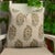 Art Deco Home Decor Water ReplicantCushion Cover 12x20 Inch Cotton Linen- Virat For Sale - Image 3 of 6