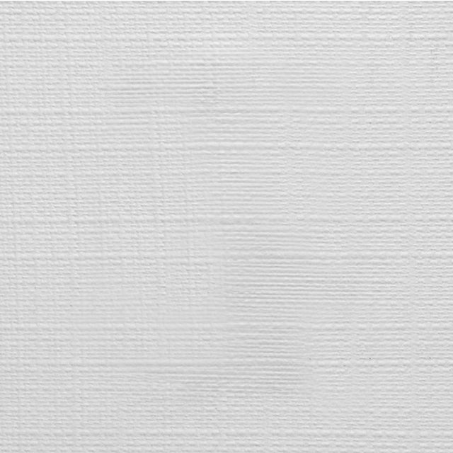 2020s Matthew Izzo Home Jordan White Textured Linen Six Drawer Console Table With Glass Top and Polished Brass Knobs For Sale - Image 5 of 7