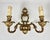 Vintage Candlestick Wall Sconces in Gilt Bronze, Belgium, 1960s, Set of 2 For Sale - Image 3 of 7