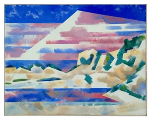 Mountains and High Desert Painting by Erle Loran