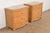 Bielecky Brothers Ralph Lauren Style Organic Modern Woven Wicker Rattan Bedside Chests, Pair For Sale - Image 4 of 12
