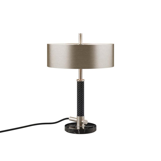 Black Chicago Table Lamp by Porus Studio For Sale - Image 8 of 8