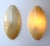 Yellow Contemporary Pair of Yellow Gold Leaf Murano Glass and Brass Sconces, Italy For Sale - Image 8 of 11