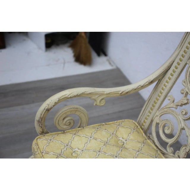 Victorian 19th Century Garden Bench by North American Iron Works For Sale - Image 4 of 10