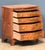 English Bachelor's Small Chest or Bedside Cabinet of Burl Walnut For Sale - Image 4 of 14
