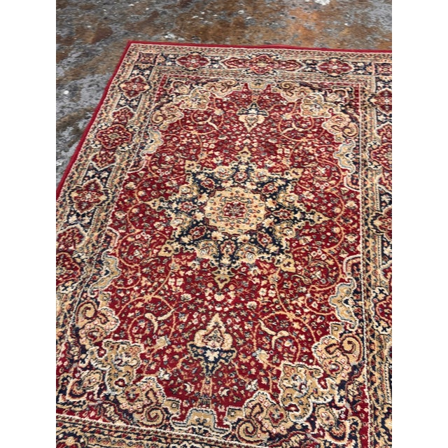 4ft 4in × 6ft 4in Traditional Medallion Area Rug For Sale - Image 12 of 12