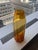 Mid-Century Modern 1980s Hand-Blown Amber Glass Vase For Sale - Image 3 of 5