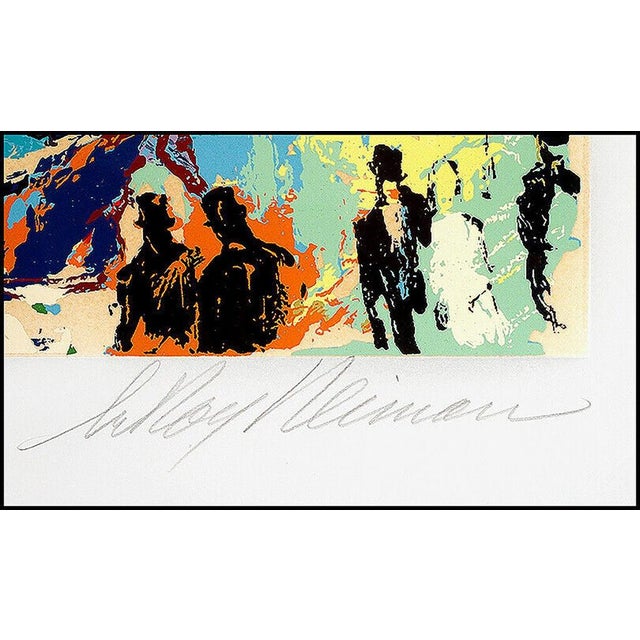 Abstract Expressionism 1980s Plaza Square, LeRoy Neiman For Sale - Image 3 of 5