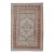 Vintage Turkish Oushak Rug With Medallion Design in Taupe, Light Green, & Brown For Sale