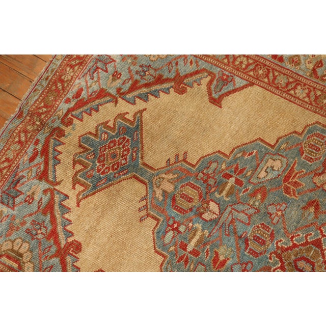 Khaki Antique Rug, 3'4'' X 5'4'' For Sale - Image 4 of 9